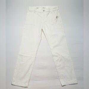 Tribal Straight Leg Pants in White Size 10